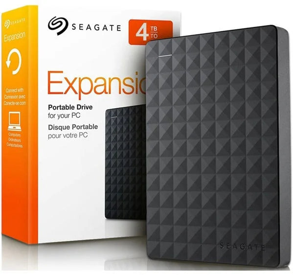 External Seagate 4TB HDD Expansion Portable Drive