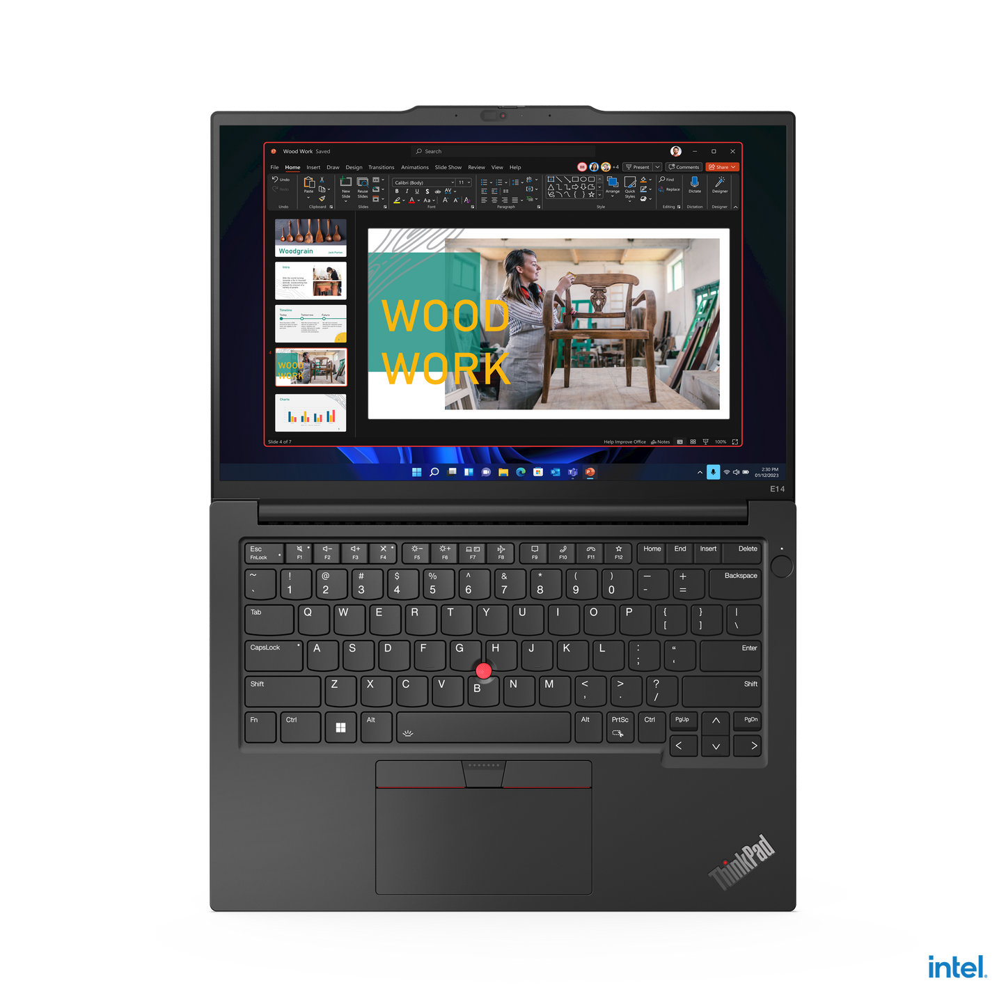 Lenovo ThinkPad E14 Gen 5, I7-13700H, 16GB, 512GB NVME,14 WUXGA, Backlit, Arabic Kbd, Bag In Box, DOS, BLACK