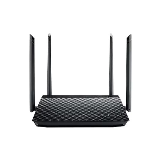 Asus RT-AC57u Dual Band WiFi Router with four external antennas 90IG02P1-BU3100