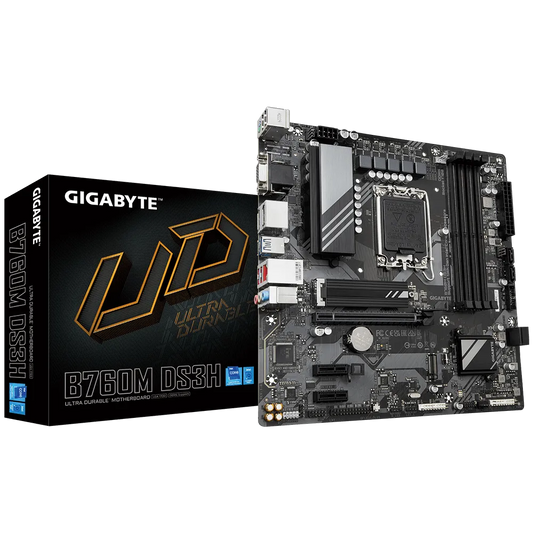 GIGABYTE B760M DS3H (Rev. 1.0) DDR5 MOTHERBOARD