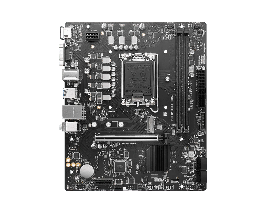 MSI H610M-E PRO DDR4 LGA 1700 MOTHERBOARD