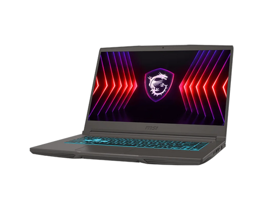 MSI Thin 15 B13U Intel® Core™ i7-13620H, DDR4 16GB RAM; 512GB SSD, RTX™ 3050, 4GB, 15.6-inch FHD IPS Display 144Hz, Blue Backlit Keyboard with Anti-Ghost (84 Key), Windows 11, Cosmos Gray