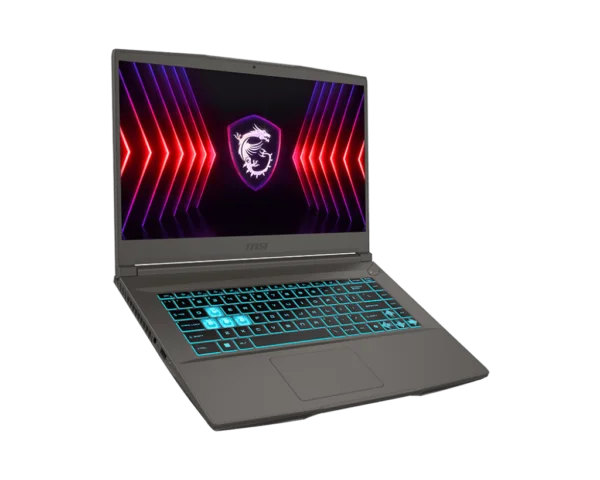 MSI Thin 15 B13U Intel® Core™ i7-13620H, DDR4 16GB RAM; 512GB SSD, RTX™ 3050, 4GB, 15.6-inch FHD IPS Display 144Hz, Blue Backlit Keyboard with Anti-Ghost (84 Key), Windows 11, Cosmos Gray