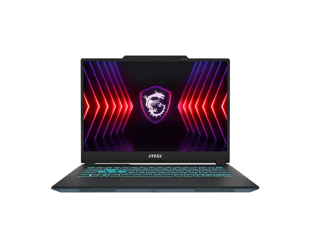 MSI Cyborg 14 A13VF Intel® Core™ i7-13620H, 16GB DDR5 RAM; 512GB NVMe SSD, RTX™ 4060, 8GB, 14-inch IPS Display 144Hz, Blue Backlit Anti-Ghost Keyboard, Windows 11, Translucent Black