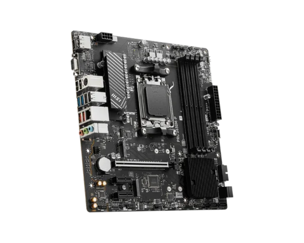 MSI PRO B650M-P Motherboard, Micro-ATX – Supports AMD Ryzen 7000 Series Processors, AM5 – DDR5 Memory Boost 6000+MHz/OC, 1 x PCIe 4.0 x16, 2 x M.2 Gen4, 2.5G LAN