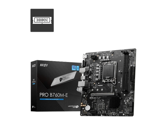 MSI PRO B760M-E DDR5 MOTHERBOARD