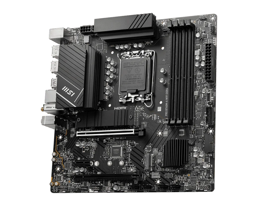 MSI PRO B760M-A WIFI DDR4 MOTHERBOARD