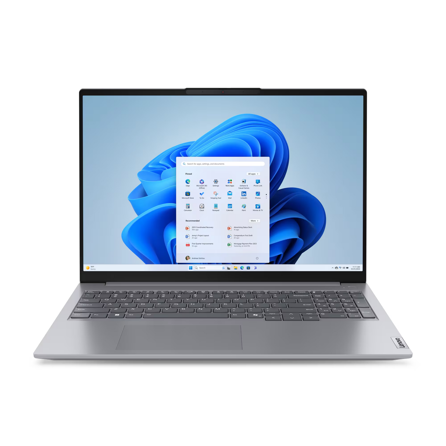 Lenovo ThinkBook 16 G7 IML Ultra U5-125U, 8GB DDR5, 512GB NVME, 16" WUXGA, DOS, SILVER