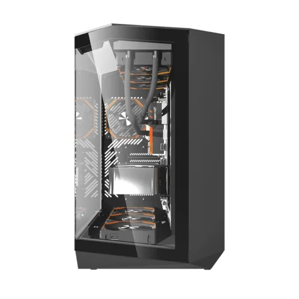 DarkFlash DY470 ATX PC Case, BLACK