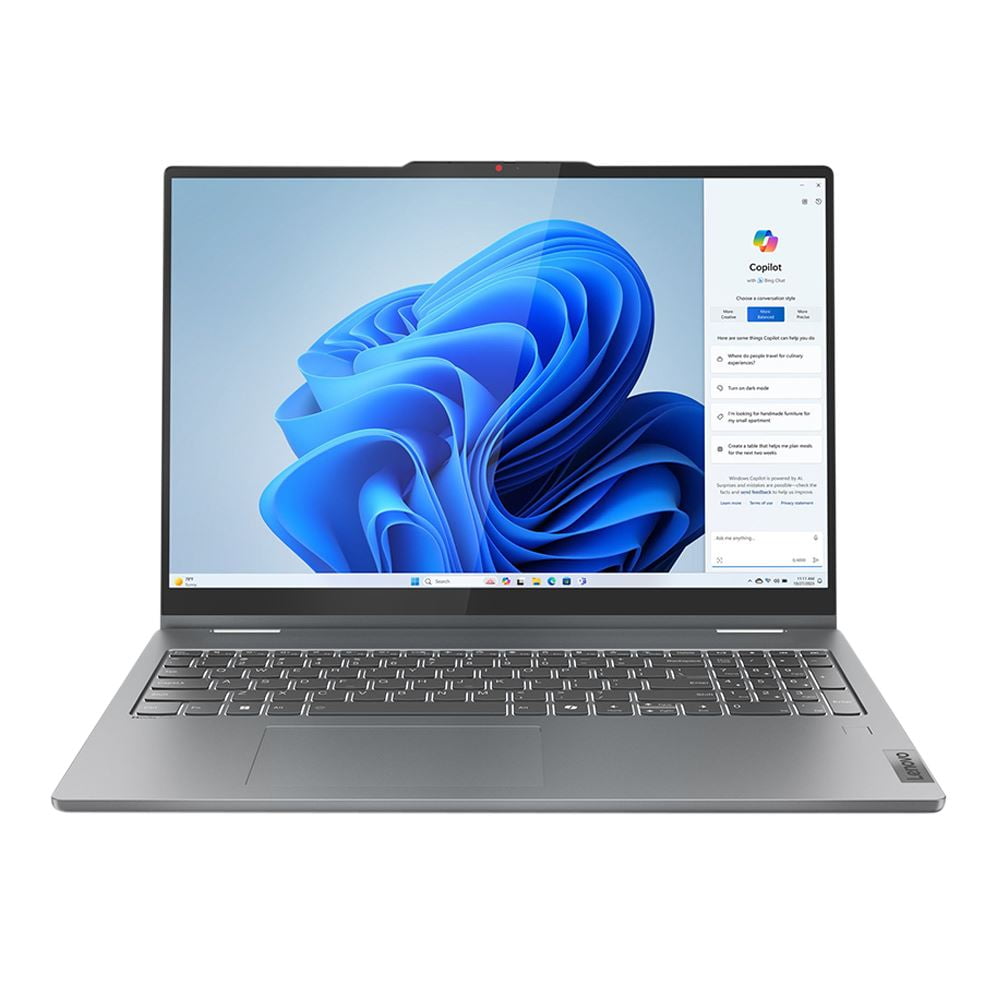 LENOVO IdeaPad 5 2-in-1 16IRU9 Intel® Core™ 5 120U, 8GB DDR5x RAM; 512GB SSD NVMe, 16-inch TouchScreen IPS WUXGA, Intel® Graphics, Backlit Keyboard, Windows® 11, with Digital Pen, Cosmic Blue