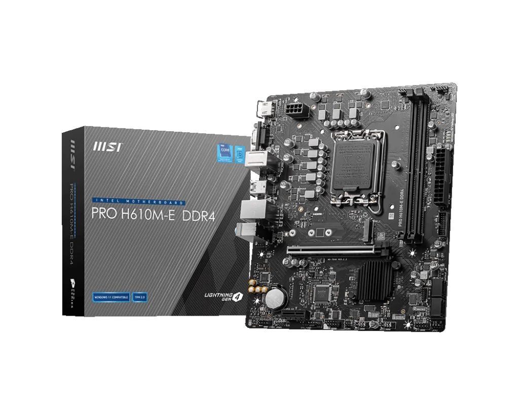 MSI H610M-E PRO DDR4 LGA 1700 MOTHERBOARD