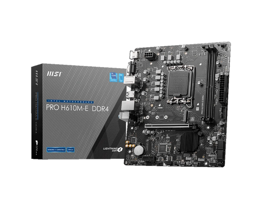 MSI H610M-E PRO DDR4 LGA 1700 MOTHERBOARD