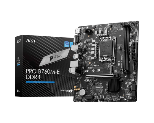 MSI PRO B760M-E DDR4 MOTHERBOARD