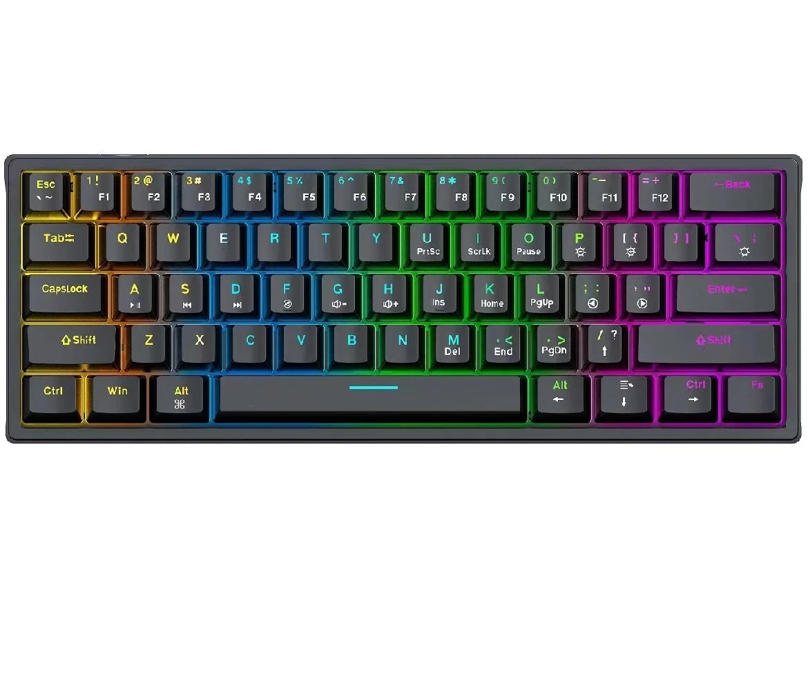 BAJEAL K101 60% Blue Switch Gaming Mechanical Keyboard