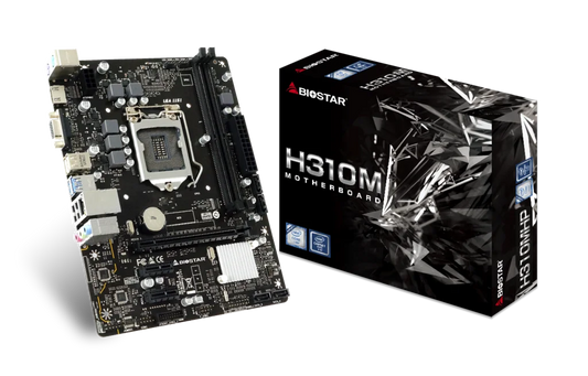 BIOSTAR MOTHERBOARD H310MHP 8TH-9TH Generation