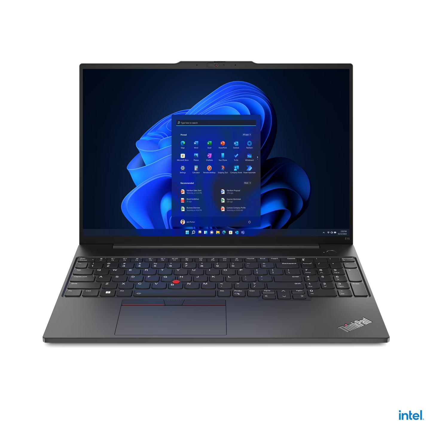 Lenovo ThinkPad E16 Gen 1, I7-1355U, 16GB, 512GB NVME,16 WUXGA, DOS, Backlit, Arabic Kbd, Bag In Box / MX550,2 GB, BLACK