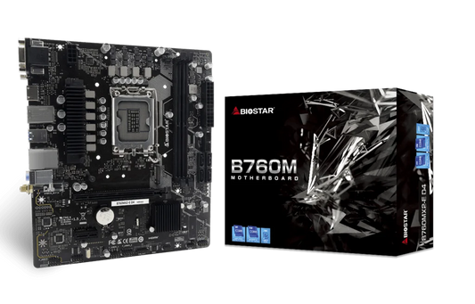 BIOSTAR B760MX2-E D4 DDR4 MOTHERBOARD