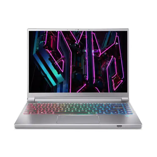 Acer Predator Triton 14 Intel Core™ i7-13700H, 16GB DDR5; 512GB SSD, RTX 4050, 6 GB, 14-inch WUXGA IPS Display 165Hz, 3-Zone RGB Backlit Keyboard, Windows 11, Fingerprint Reader, Killer Wi-Fi 6E, Sparkly Silver