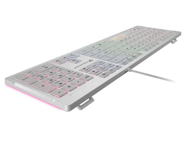 COUGAR VANTAR S Scissor-Switch RGB Gaming Keyboard/ WHITE